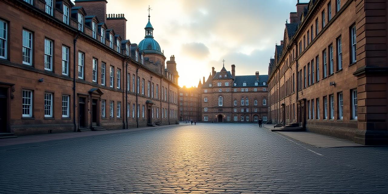 Edinburgh legal district with Parliament Square